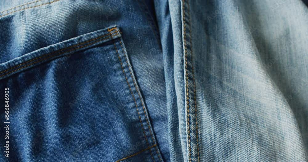 Close up of jeans with different shades with copy space Close up of jeans with different shades with copy space