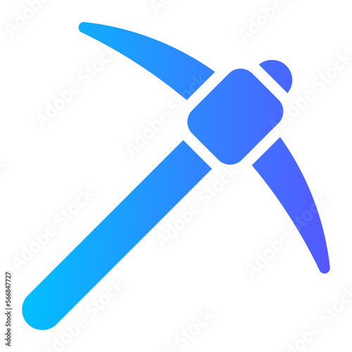 pickaxe gradient icon