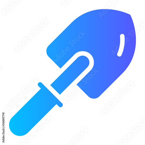 trowel gradient icon