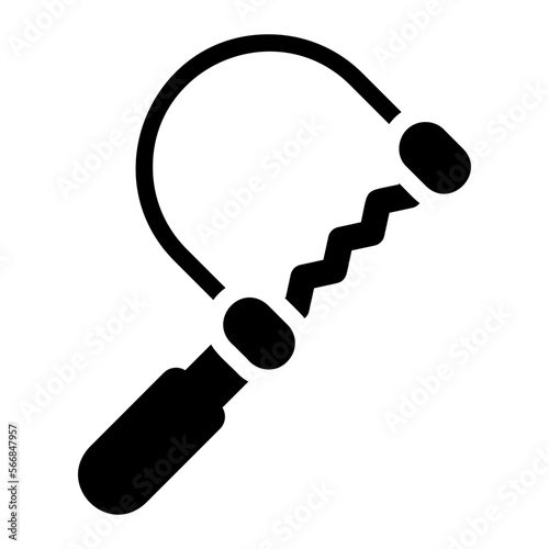 fretsaw glyph icon