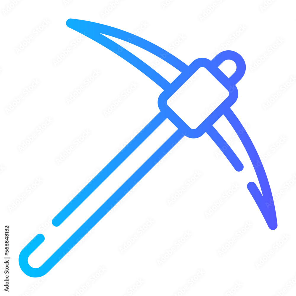 pickaxe gradient icon pickaxe gradient icon