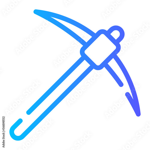 pickaxe gradient icon