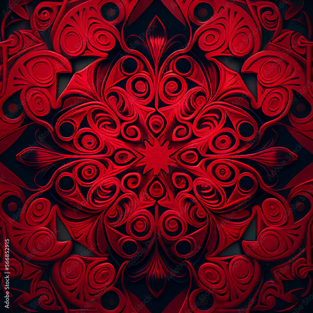 Geometric colrorful onament.