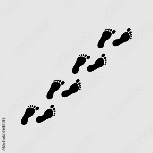 foot icon, vector best flat icon trendy style illustration on white background..eps