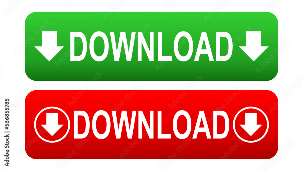 Download icon sign symbol green and red design vector illustration Download icon sign symbol green and red design vector illustration