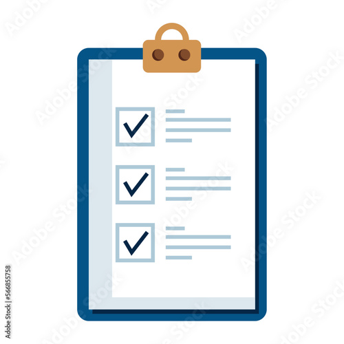 clipboard checklist document