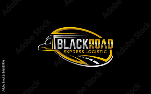 Illustration graphic vector of logistics and delivery services company logo design template