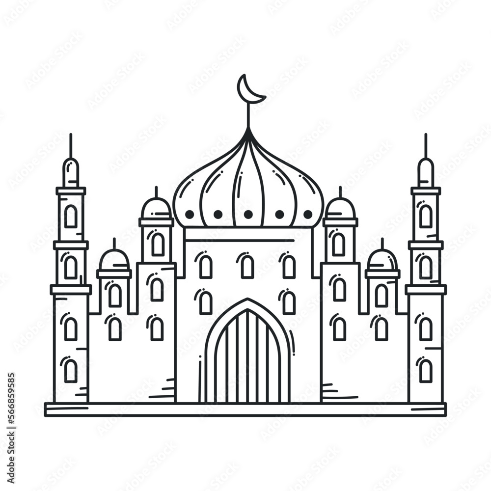 muslim mosque facade muslim mosque facade