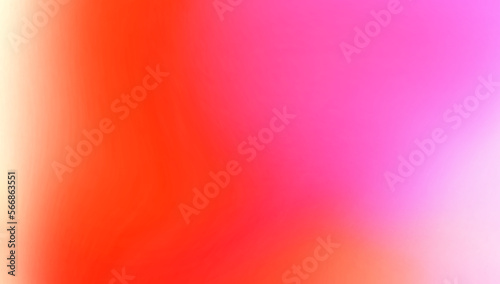 Pink gradient background with hologram effect. Red, Orange holographic abstract fantasy backdrop blurred gradient background. Valentines Day backdrop vector graphic, smooth colouful banner template. 
