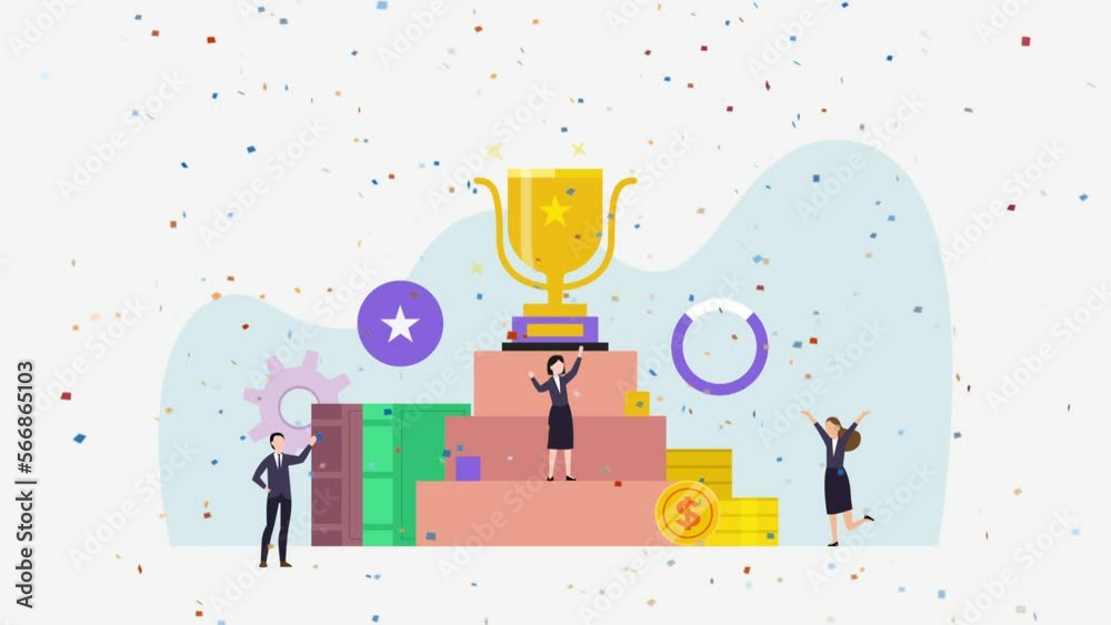 Award or prize for winning business competition 2d animation Award or prize for winning business competition 2d animation