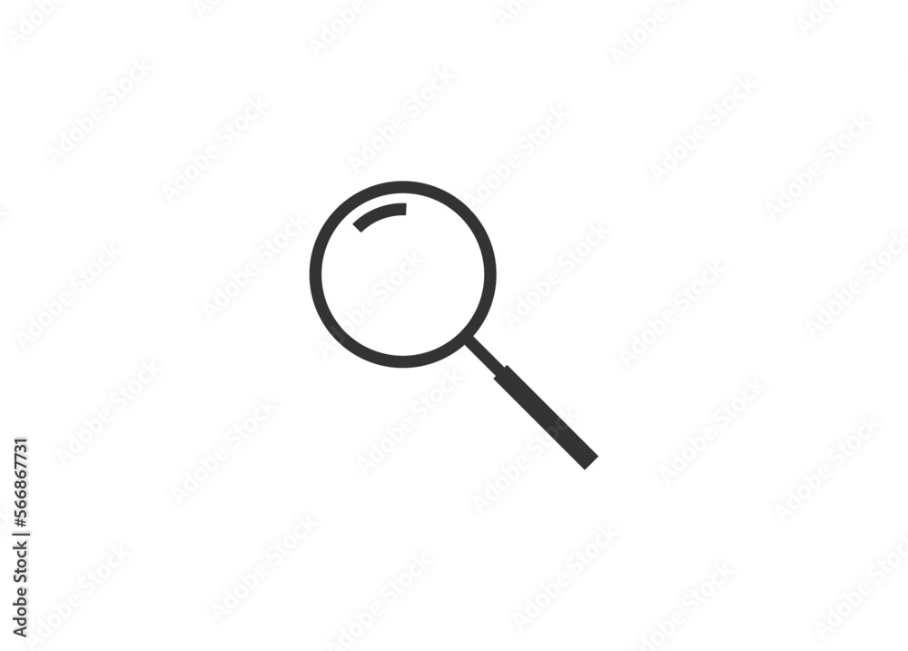 Search scan icon vector graphic illustration. Search scan icon vector graphic illustration.