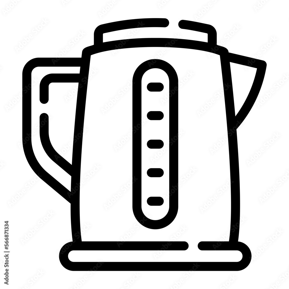 kettle line icon kettle line icon