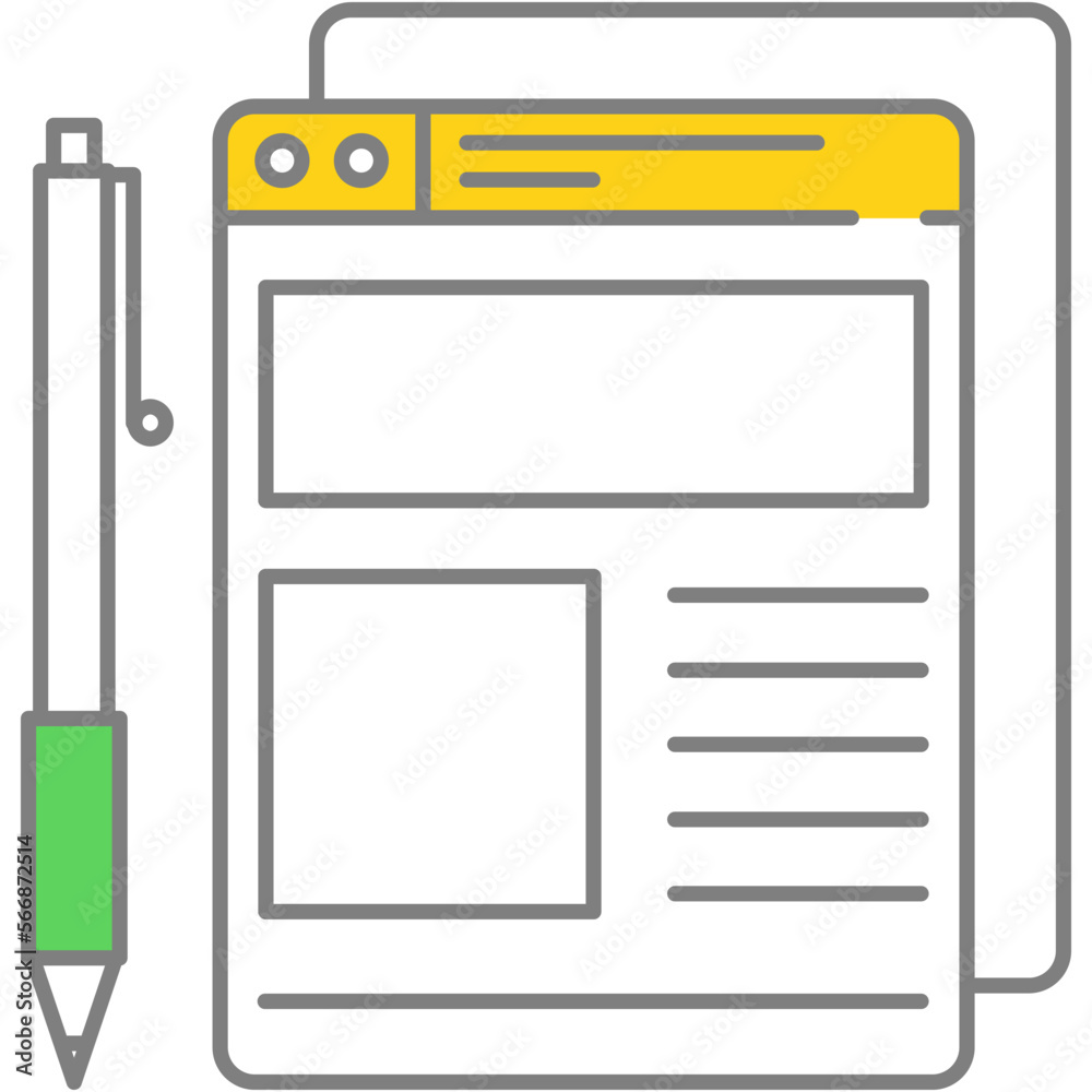 Modification icon mobile app page software vector Modification icon mobile app page software vector