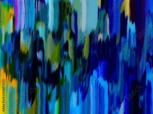 Background abstract brush line colorful blue