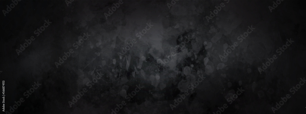 Abstract black and grey backdrop concrete texture background banner pattern. Dark black texture chalk board and grunge banner background Abstract black and grey backdrop concrete texture background banner pattern. Dark black texture chalk board and grunge banner background