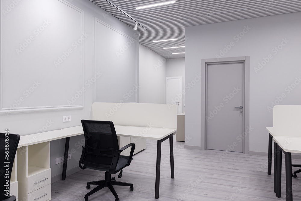 Empty office after renovation with new furniture Empty office after renovation with new furniture