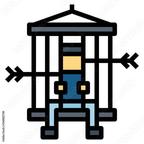Killer filled outline icon style