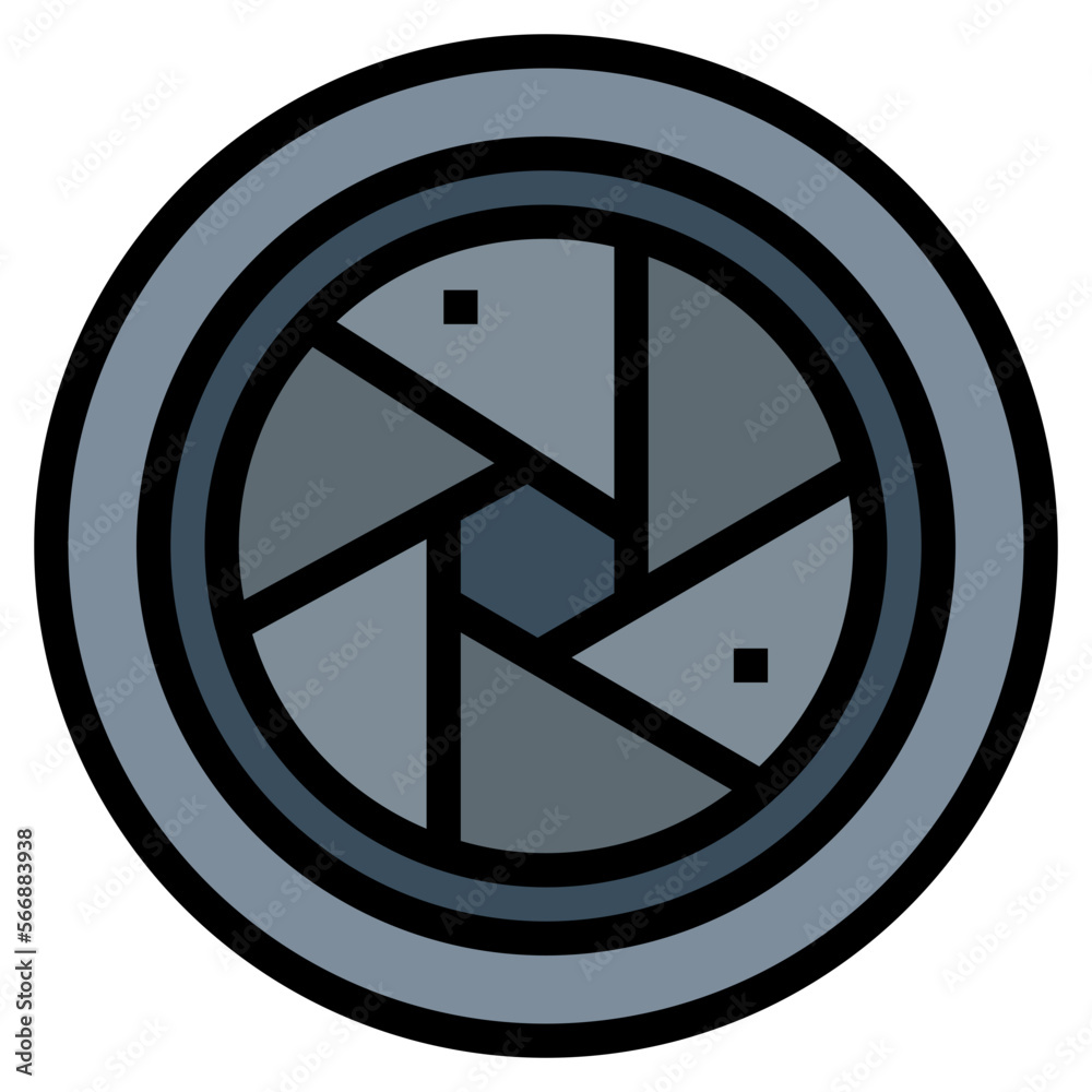 shutter filled outline icon style shutter filled outline icon style