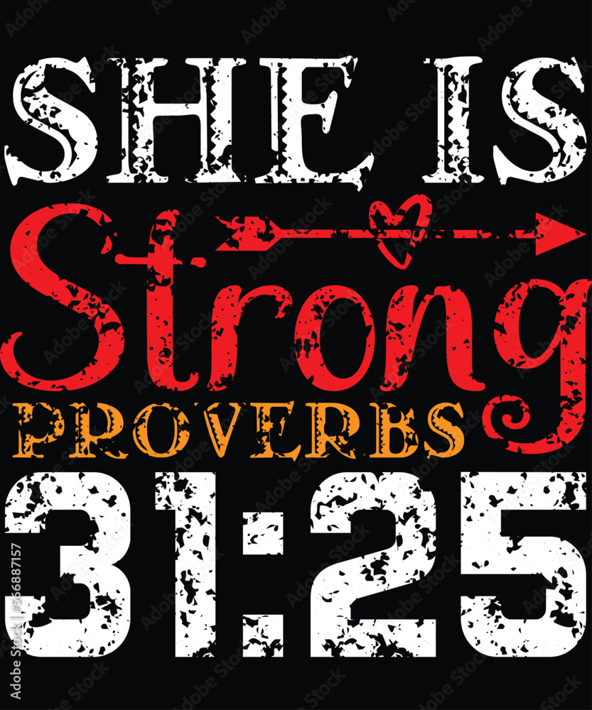 She Is Strong Proverbs 3125 Svg Faith Svg Jesus Svg Religious Svg Cross Svg God Svg 2793