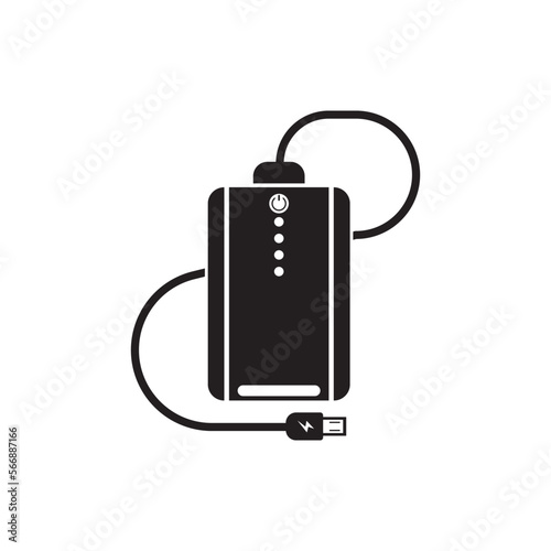 power bank icon,vector illustration design