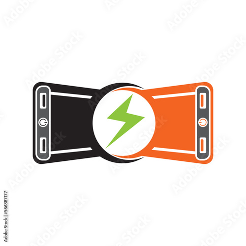 power bank icon,vector illustration design