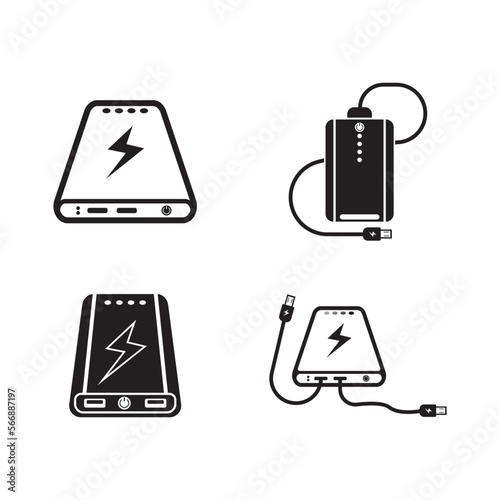 power bank icon,vector illustration design