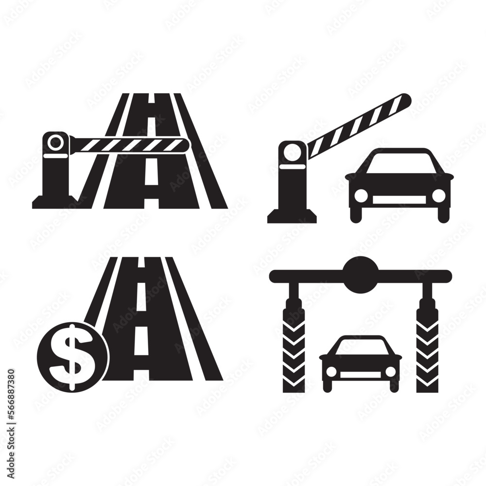 custom made wallpaper toronto digitalgate or toll road icon,illustration design template