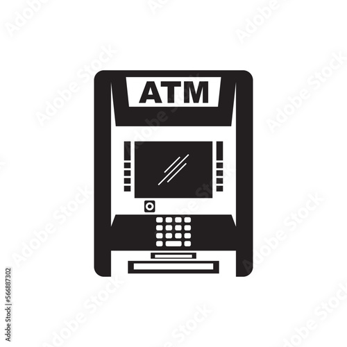 cash machine and card,icon vector illustration design