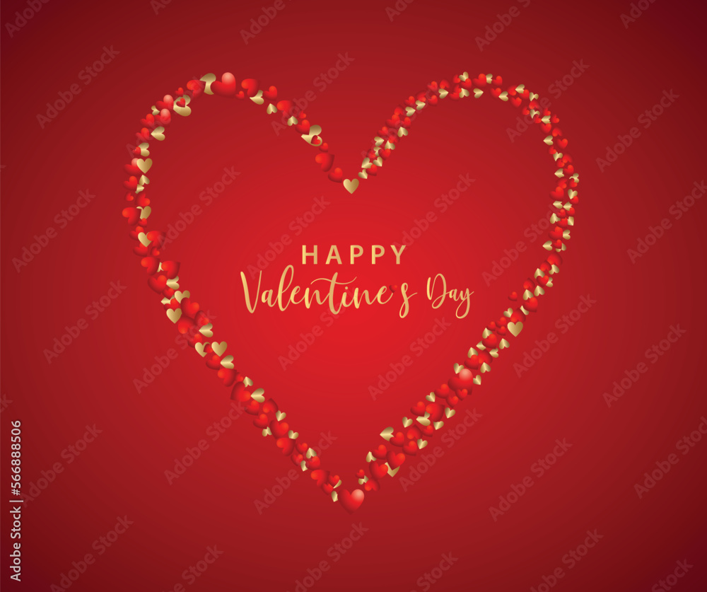 Happy Valentine's Day, Love Vector, Heart 
