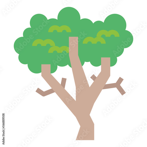 sycamore flat icon style