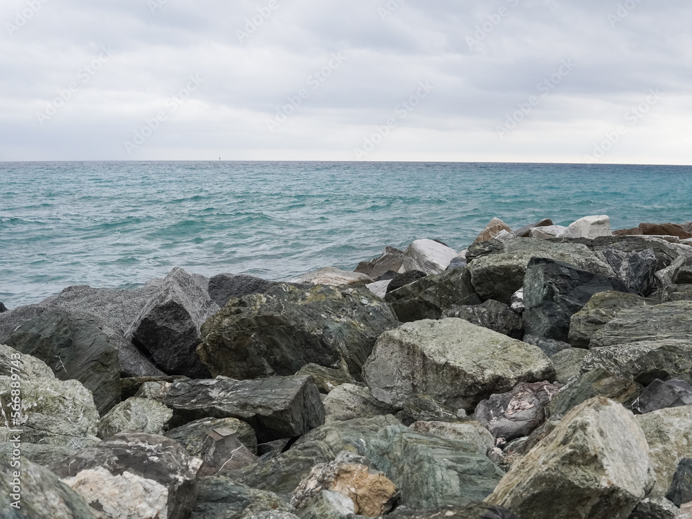 sea and rocks natural background copy space sea and rocks natural background copy space