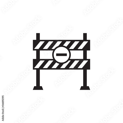 road block icon , safety icon