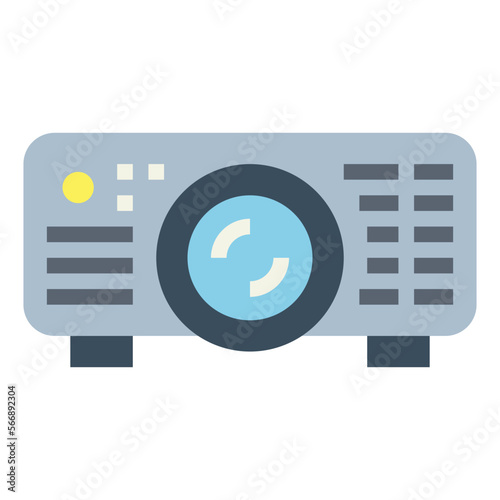 projector flat icon style