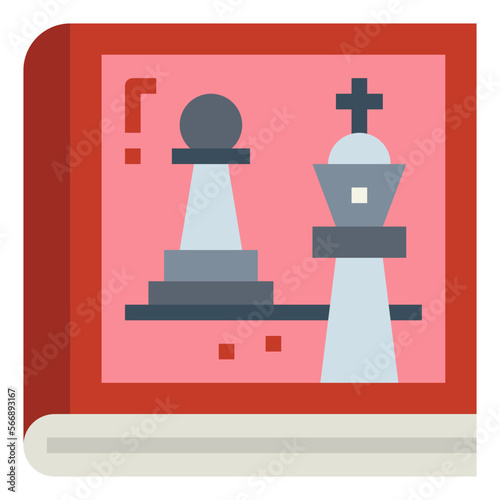 Games flat icon style