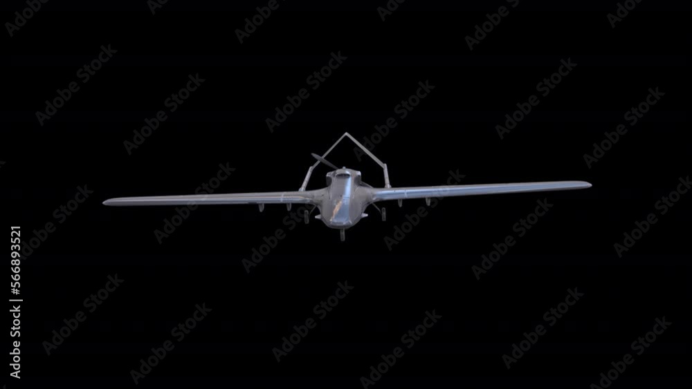 Bayraktar TB2 Military Drone Fly Animation Transparent Alpha Video Bayraktar TB2 Military Drone Fly Animation Transparent Alpha Video