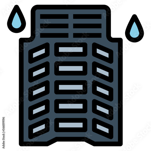 mat filled outline icon style