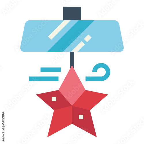 air freshener flat icon style