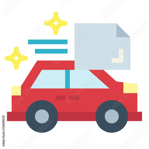 wax flat icon style