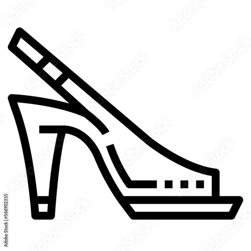 Peep Toe icon style