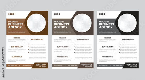 Corporate business conference minimal flyer, advertising abstract handout, company annual report, poster, report elements