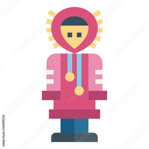 inuit flat icon style