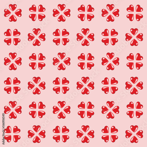 Valentine seamless pattern vector
