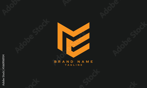 NEC, NCE, NE, EN, Abstract initial monogram letter alphabet logo design