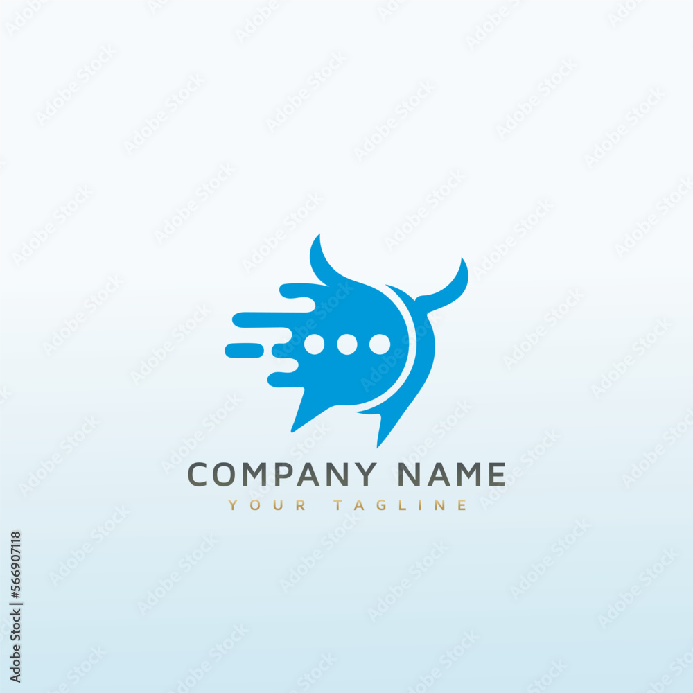 Email Defender and Email bull logo design icon Email Defender and Email bull logo design icon