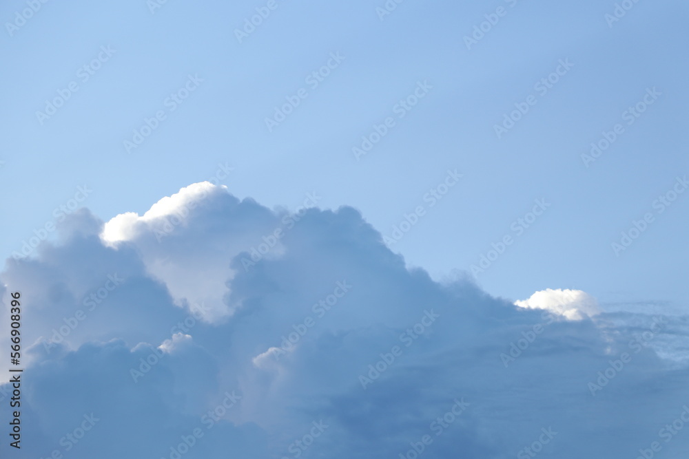 blue sky and clouds