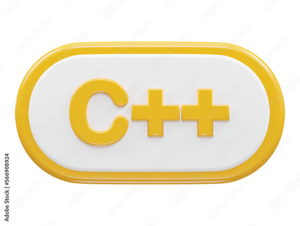 Fototapeta premium Html web icon 3d rendering vector transparent illustration