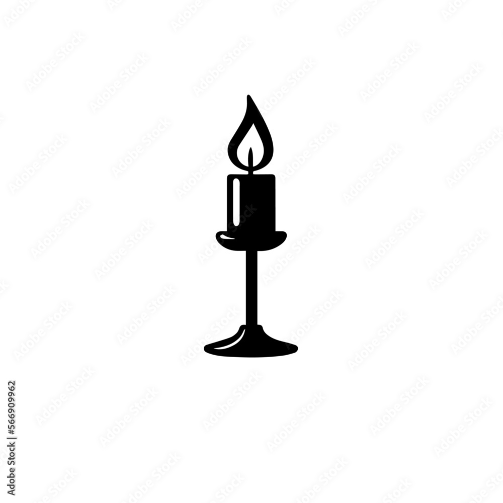 candlestick with candle candlestick with candle