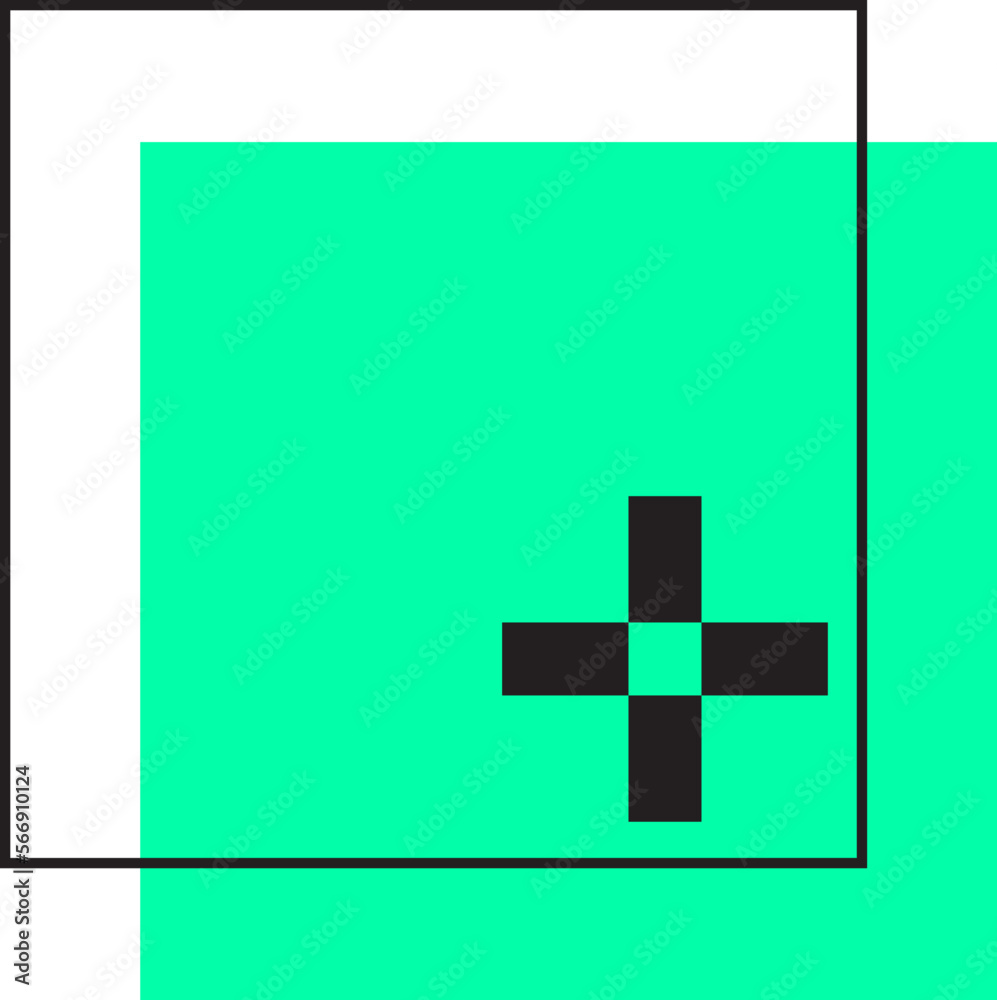Obraz premium Memphis Combined Element 