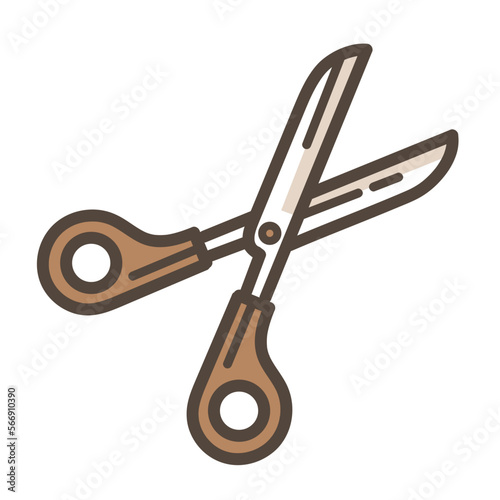 Stationery Icon Scissors