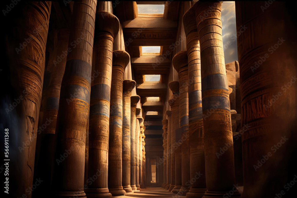 columns of an building